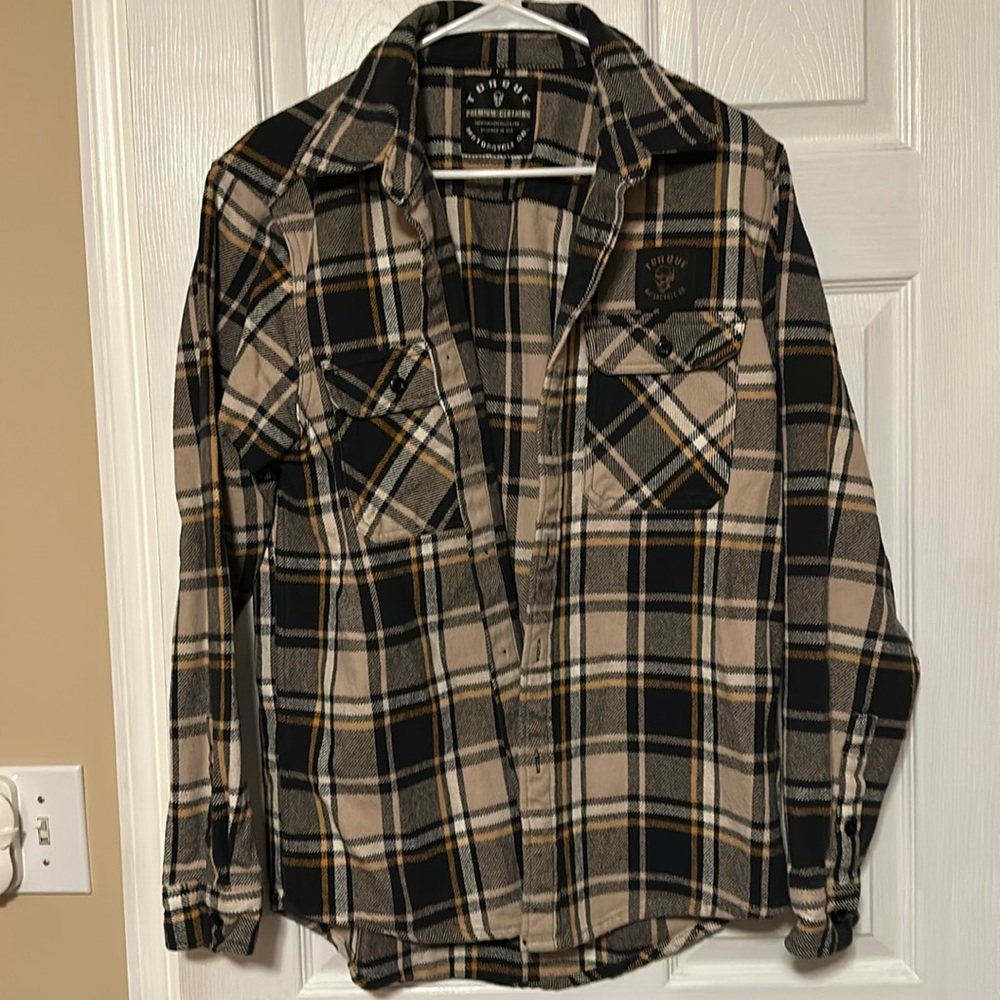 Men’s - Torque motorcycle Co. flannel shirt